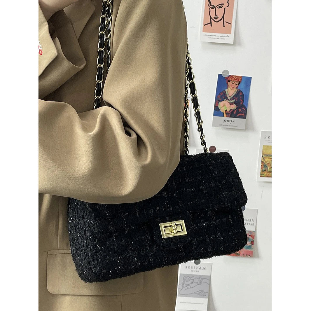 shoulder bags Bags for women choiceAutumn and Winter New Women's BagWind Chain Bag end Fashion Single Shoulder Crossbody Bag