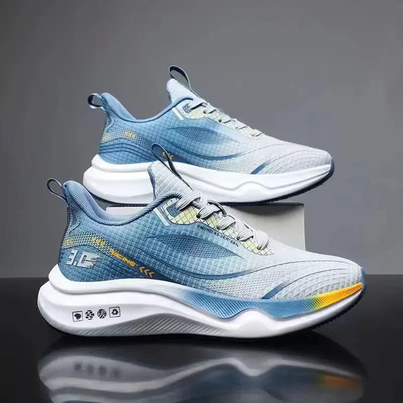 2025 New Men's Running Shoes Summer Outdoor Mesh Breathable Sneakers for Mens Male Lightweight Shock Absorption Sports Shoes