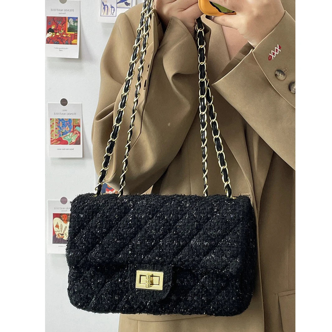 shoulder bags Bags for women choiceAutumn and Winter New Women's BagWind Chain Bag end Fashion Single Shoulder Crossbody Bag