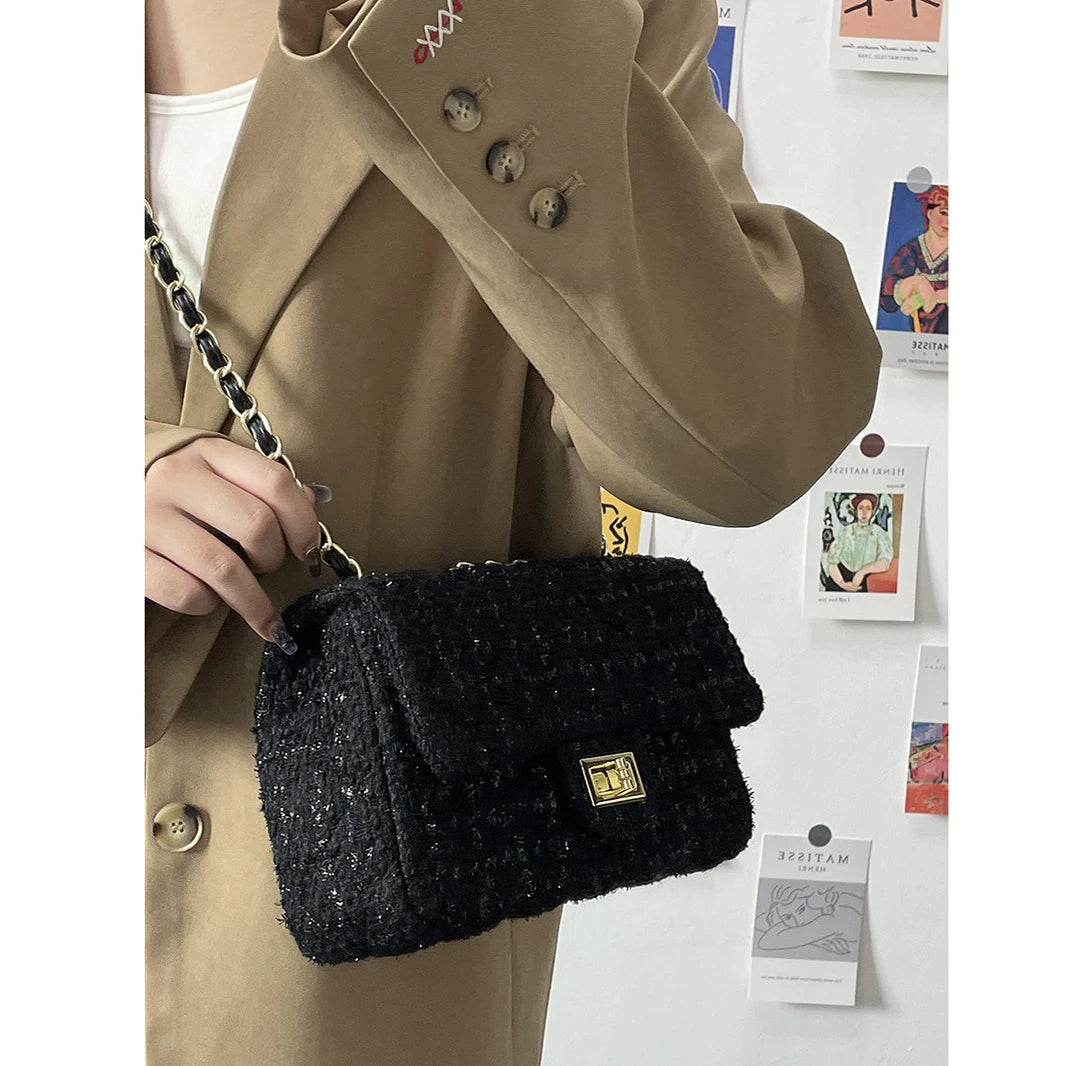 shoulder bags Bags for women choiceAutumn and Winter New Women's BagWind Chain Bag end Fashion Single Shoulder Crossbody Bag